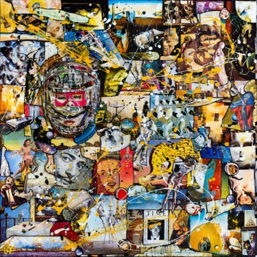 Collages intitulée "dali-art-majeur.jpg" par Stephanie Ruiz, Œuvre d'art originale