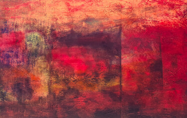 Картина под названием "Abstract 6" - Ruggeri, Подлинное произведение искусства, Акрил Установлен на Деревянная рама для носи…