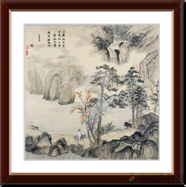 Pintura titulada "The Art of Zen - Go…" por Rui Amblard, Obra de arte original, Acuarela