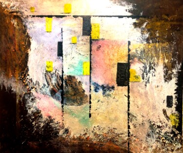 Painting titled "As janelas do meu m…" by Rui Brás, Original Artwork, Acrylic