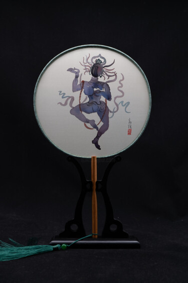 "Dancer of the Bodhi…" başlıklı Tablo Rui Wang tarafından, Orijinal sanat, Suluboya