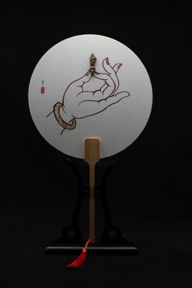 "Buddha's hand-8" başlıklı Tablo Rui Wang tarafından, Orijinal sanat, Suluboya