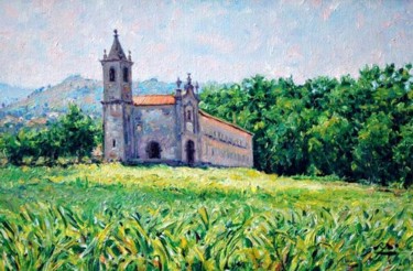 Painting titled "Convento de S. Fran…" by Rui Albuquerque, Original Artwork