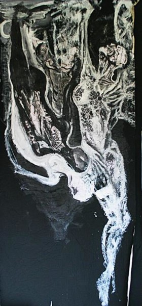 Peinture intitulée "La 3e chute de l'an…" par Seb, Œuvre d'art originale