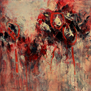 Картина под названием "decadence: when the…" - Rupert Cefai, Подлинное произведение искусства, Масло