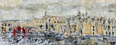 Isla 21.130 Painting titled "Isla 21.130" by Rupert Cefai, Original Art, Acrylic Mounted on Stretcher frame