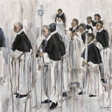 Pittura intitolato "fratelli 21.147" da Rupert Cefai, Opera d'arte originale, Acrilico Montato su Cartone