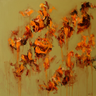 Картина под названием "sugar on your soul" - Rupert Cefai, Подлинное произведение искусства, Масло Установлен на Деревянная…