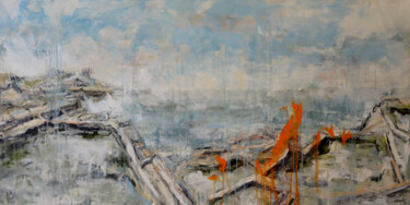 Картина под названием "melħ II" - Rupert Cefai, Подлинное произведение искусства, Масло Установлен на Деревянная рама для но…