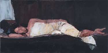 Pintura titulada "Sirena VI" por Carolina Ruscio, Obra de arte original