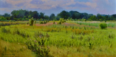 Картина под названием "Луговые травы" - Ruslan Kiprych, Подлинное произведение искусства, Масло