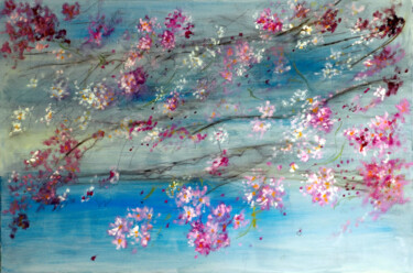Pintura titulada "Blooming" por Ruslana Levandovska, Obra de arte original, Oleo