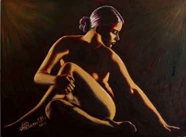 Painting titled "Silouette 2" by Michele Russolillo, Original Artwork