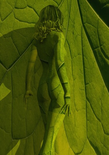 Цифровое искусство под названием "Chlorophyll Fantasy" - Russell Newell, Подлинное произведение искусства, 3D моделирование