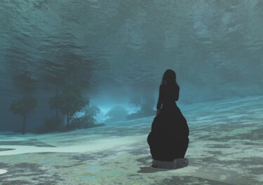 Arte digitale intitolato "The Flood" da Russell Newell, Opera d'arte originale, Modellazione 3D