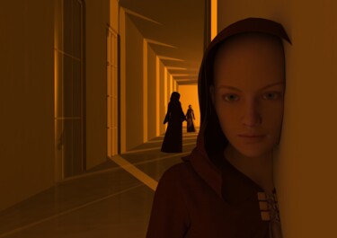 Arts numériques intitulée "Corridors" par Russell Newell, Œuvre d'art originale, Modélisation 3D