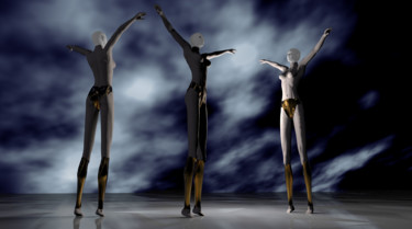 Arts numériques intitulée "Tribute to Urs" par Russell Newell, Œuvre d'art originale, Modélisation 3D