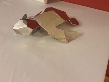 Sculpture titled "turtle" by Rustam Abdulaev, Original Artwork, Stainless Steel