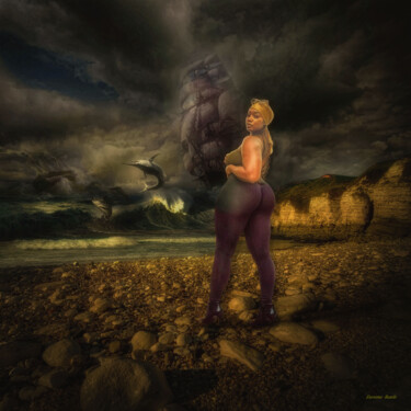 Digital Arts titled "An unexpected meeti…" by Rustle Extreme, Original Artwork, Digital Collage