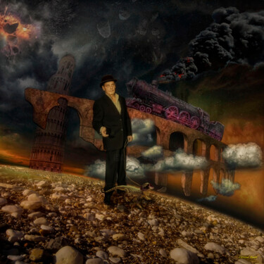 Digital Arts titled "Thinking out loud a…" by Rustle Extreme, Original Artwork, Digital Collage