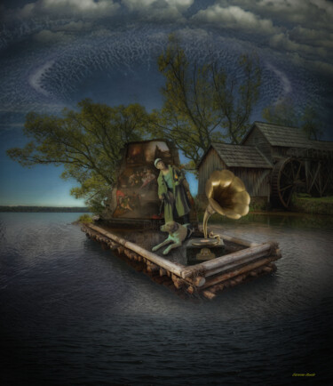 Digital Arts titled "To the waltz of Jer…" by Rustle Extreme, Original Artwork, Digital Collage