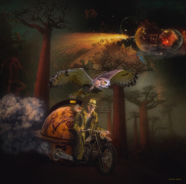 Digitale Kunst mit dem Titel "From Hell to Heaven…" von Rustle Extreme, Original-Kunstwerk, Digitale Collage