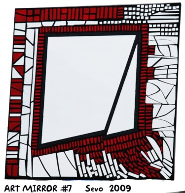 Escultura intitulada "Art Mirror #7" por Ruta Sevo, Obras de arte originais