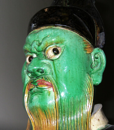 Arte digitale intitolato "chinese-warrior-fac…" da Ruta Sevo, Opera d'arte originale