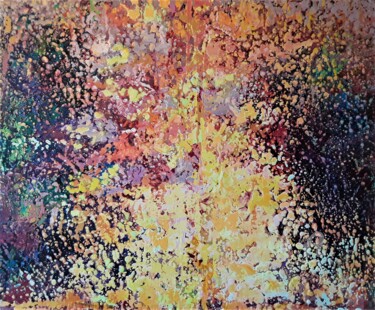 Malerei mit dem Titel "Ginster" von Ruth Bojer, Original-Kunstwerk, Acryl