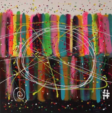 Painting titled "Nova Orleães - Cole…" by Rutrasaid, Original Artwork, Acrylic Mounted on Wood Stretcher frame