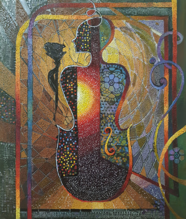 Peinture intitulée "The scent of love (…" par Ruzanna Melqumyan, Œuvre d'art originale, Huile Monté sur Châssis en bois