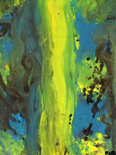 Peinture intitulée "abstract 25, origin…" par Ruz Forest, Œuvre d'art originale