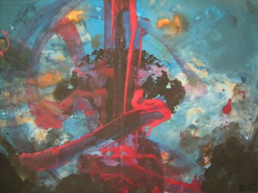 Peinture intitulée "abstract 16, origin…" par Ruz Forest, Œuvre d'art originale