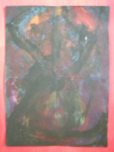 Peinture intitulée "abstract 31, origin…" par Ruz Forest, Œuvre d'art originale, Autre