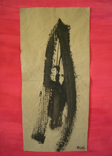 Peinture intitulée "calligraphy, 2012,…" par Ruz Forest, Œuvre d'art originale, Autre