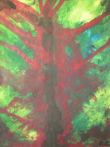 Peinture intitulée "abstract 15, 2013,…" par Ruz Forest, Œuvre d'art originale, Autre