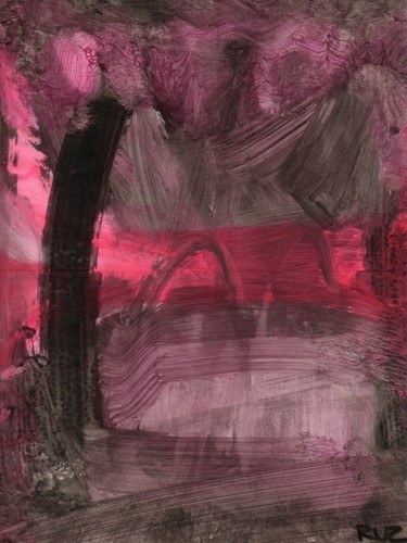 Peinture intitulée "abstract 10, 2013,…" par Ruz Forest, Œuvre d'art originale, Autre