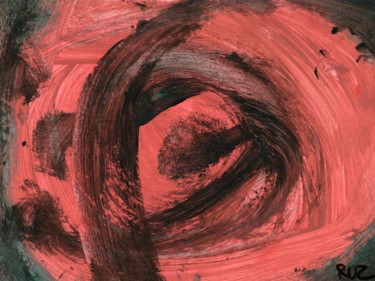 Peinture intitulée "abstract 4 "the mag…" par Ruz Forest, Œuvre d'art originale, Autre