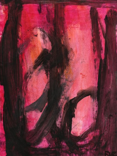 Peinture intitulée "abstract 6, 2013, o…" par Ruz Forest, Œuvre d'art originale, Autre