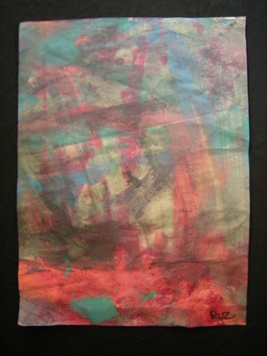 Peinture intitulée "abstract 32, 2013,…" par Ruz Forest, Œuvre d'art originale, Autre