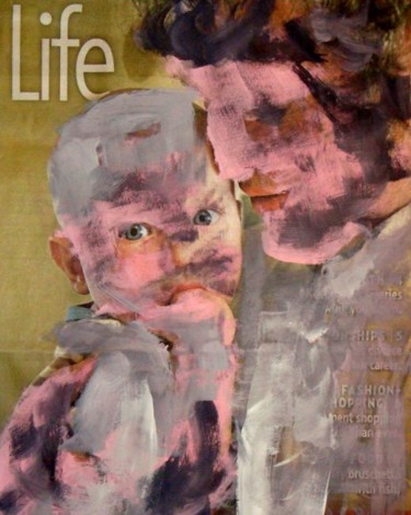 Painting titled "Rod_BabyPaint.jpg" by V, Original Artwork, Oil