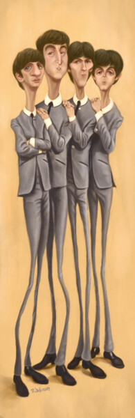 Arte digitale intitolato "Beatles" da Renato Wilmers, Opera d'arte originale, Pittura digitale