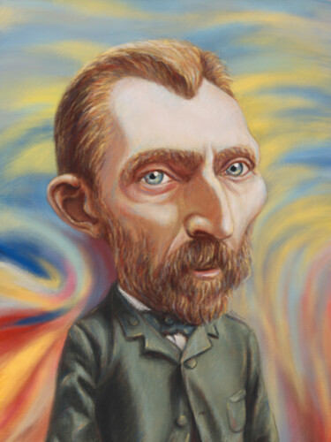 Arts numériques intitulée "Van Gogh" par Renato Wilmers, Œuvre d'art originale, Peinture numérique