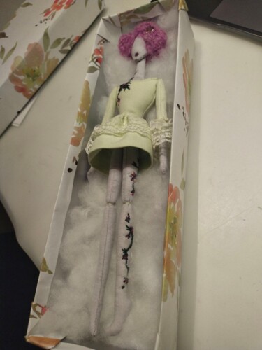纺织艺术 标题为“fairy” 由Ryaba, 原创艺术品, 刺绣