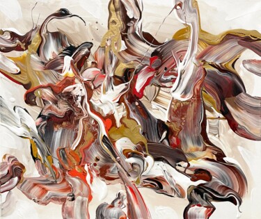 Pintura titulada "Abstract No.2115" por Ryan Valdem, Obra de arte original, Acrílico Montado en Bastidor de camilla de madera