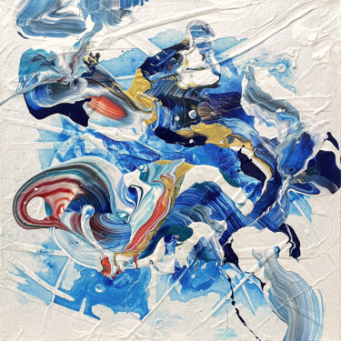 Pintura titulada "Abstract No.2151" por Ryan Valdem, Obra de arte original, Acrílico Montado en Bastidor de camilla de madera