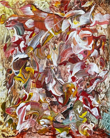 Pintura titulada "Abstract No.2156" por Ryan Valdem, Obra de arte original, Acrílico Montado en Bastidor de camilla de madera