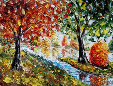Peinture intitulée "RUSSIAN ART landsca…" par Rybakow Fine Art, Œuvre d'art originale