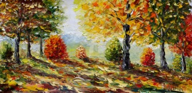 Painting titled "Landscape oil paint…" by Rybakow Fine Art, Original Artwork, Oil