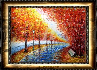 Painting titled "Landscape painting" by Rybakow Fine Art, Original Artwork, Oil